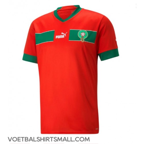Marokko Voetbalkleding Thuisshirt WK 2022 Korte Mouwen